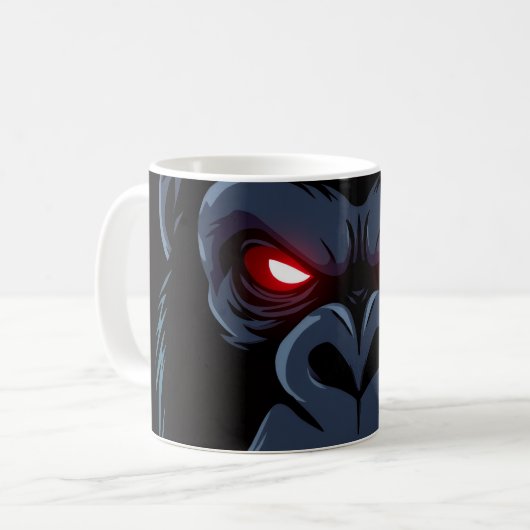 Mad Gorilla Kaffeetasse (Vorderseite Links)