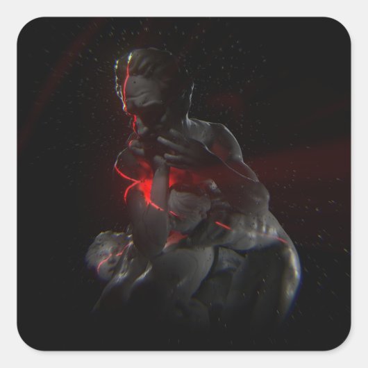 Mad - Göttliche Sammlung Quadratischer Aufkleber (Vorderseite)