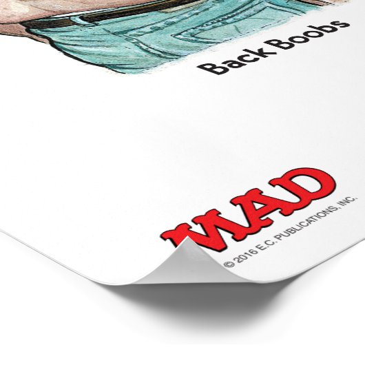 MAD Guide to Man B**bs Poster (Ecke)