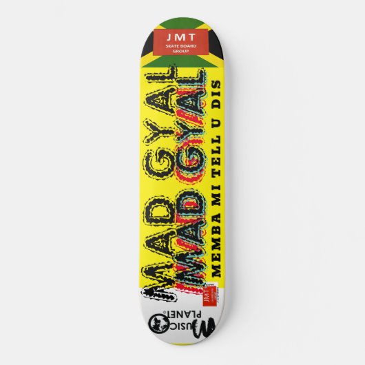 MAD GYAL 8 1/4" Skateboard Deck (Vorderseite)