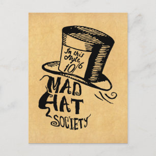 Mad Hat Society Postkarte