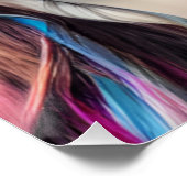 Mad Hatter AI generierte Kunst Poster (Ecke)