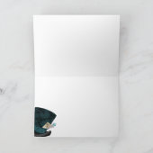 Mad Hatter Alice im Wunderland Danke Karte (Innenseite)