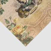 Mad Hatter Alice im Wunderland Ephemera Decoupage Seidenpapier (Ausschnitt)