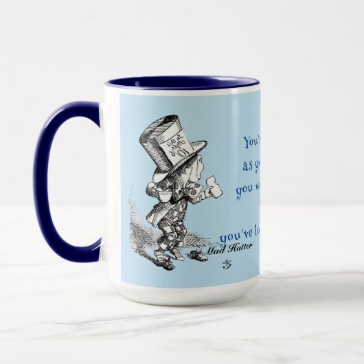 Mad Hatter Alice im Wunderland Muchier Muchness Tasse (Links)
