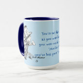 Mad Hatter Alice im Wunderland Muchier Muchness Tasse (Vorderseite Links)