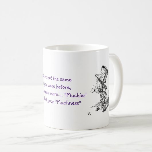 Mad Hatter, Alice im Wunderland, Muchnität Kaffeetasse (VorderseiteRechts)