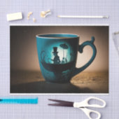 Mad Hatter-Alice im Wunderland Seidenpapier (Handwerk)