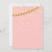 Mad Hatter Alice Vintag Tee Party Brautparty Einladung (Rückseite)