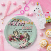 Mad Hatter Alice Vintag Tee Party Brautparty Pappteller (Party)