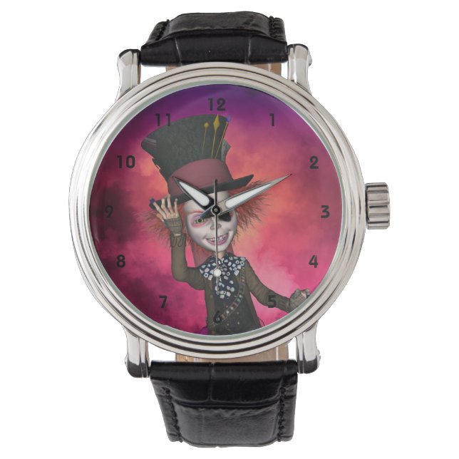 Mad Hatter Armbanduhr (Vorderseite)