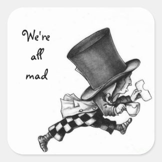 Mad Hatter Aufkleber