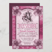 Mad Hatter Birthday Tea Party Einladungen (Vorne/Hinten)