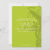 Mad Hatter Bridal Dusche Einladung (Rückseite)