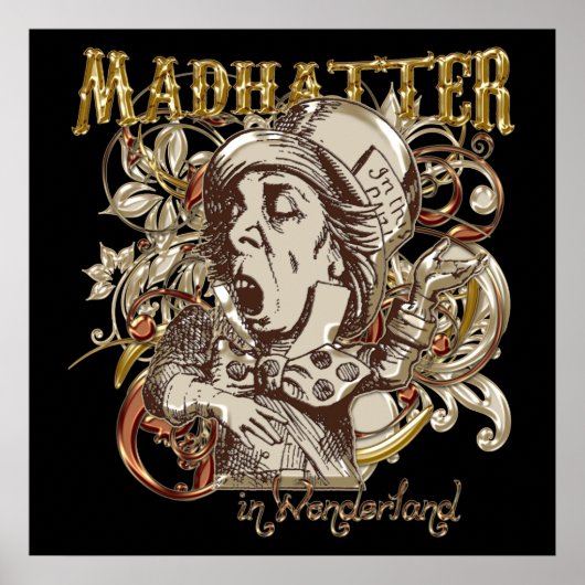 Mad Hatter Carnivale Style (Gold Version) Poster (Vorne)