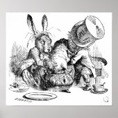Mad Hatter, Dormouse und März Hare Poster (Vorne)