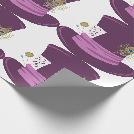 Mad Hatter Geschenkpapier (Ecke)