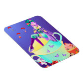 Mad Hatter in Teacup Magnet (Rechte Seite)