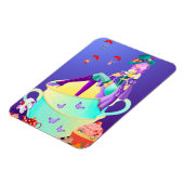 Mad Hatter in Teacup Magnet (Linke Seite)