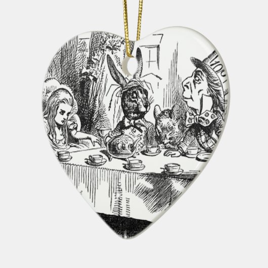 Mad Hatter Keramik Ornament (Links)