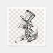 Mad Hatter mit Biscuit und Tee Serviette (Vorderseite)