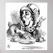 Mad Hatter mit Dormouse Poster (Vorne)