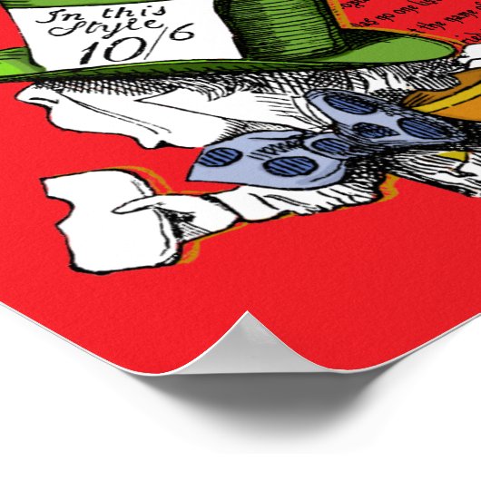 Mad Hatter Poster (Ecke)