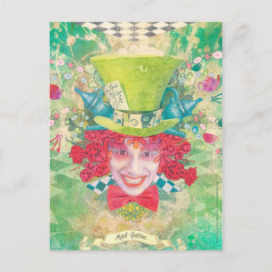Mad Hatter Postkarte