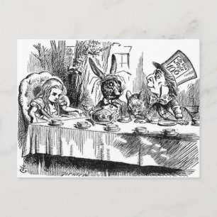 Mad Hatter Postkarte