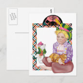 Mad Hatter Postkarte (Vorne/Hinten)