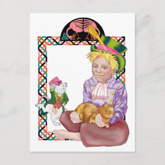 Mad Hatter Postkarte