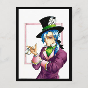 Mad Hatter Postkarte