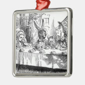 Mad Hatter Silbernes Ornament (Links)