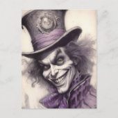 Mad Hatter, Sketch Art Postkarte (Vorderseite)