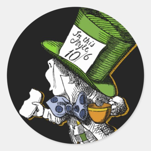 Mad Hatter Stickers (Vorderseite)