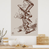 Mad Hatter Tea Colored Poster (Küche)