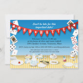 Mad Hatter Tea Party Einladung (Rückseite)
