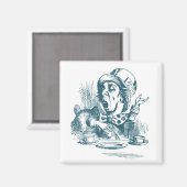 Mad Hatter Tea Party Magnet (Vorderseite/Rückseite)