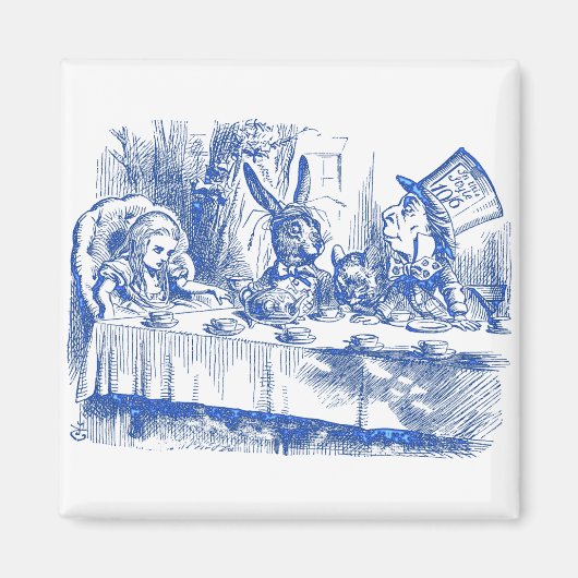 Mad Hatter Tea Party Magnet (Vorne)