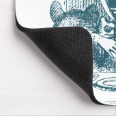 Mad Hatter Tea Party Mousepad (Ecke)