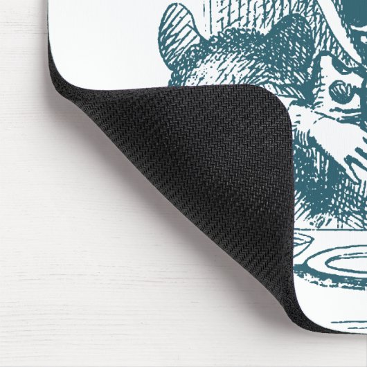 Mad Hatter Tea Party Mousepad (Ecke)