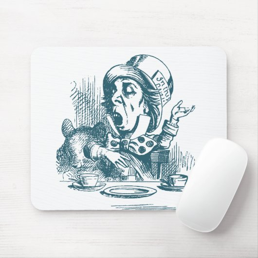 Mad Hatter Tea Party Mousepad (Mit Mouse)