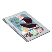 Mad Hatter Tea Party Notizblock (Rechte Seite)