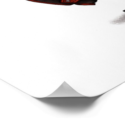 Mad Hatter Tea Party Poster (Ecke)