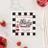 Mad Hatter Tee Party Brautparty Napkins Serviette (Beispiel)