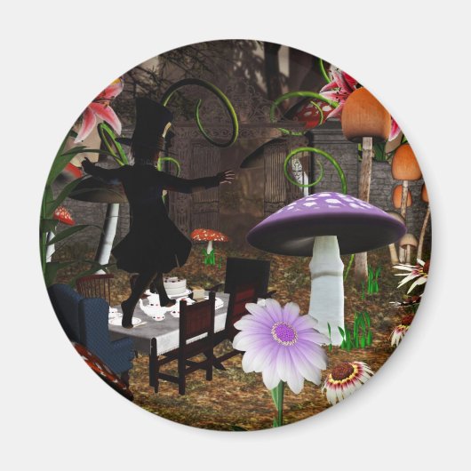 Mad hatter Tee Party Magnet (Vorne)