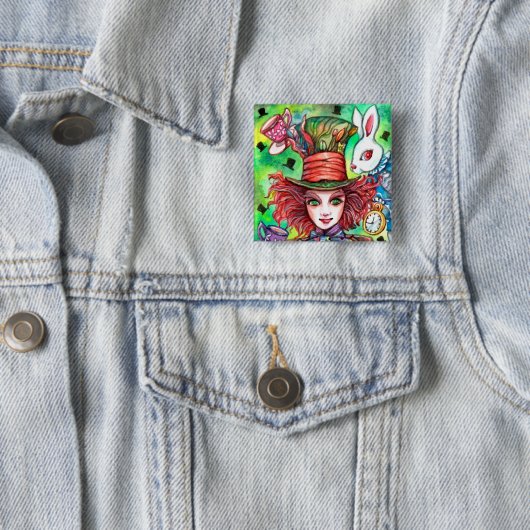 Mad Hatter und Rabbit Button (Beispiel)