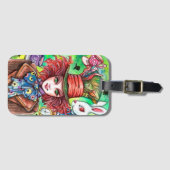 Mad Hatter und Rabbit Gepäckanhänger (Vorderseite (Horizontal))