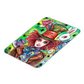 Mad Hatter und Rabbit Magnet (Linke Seite)