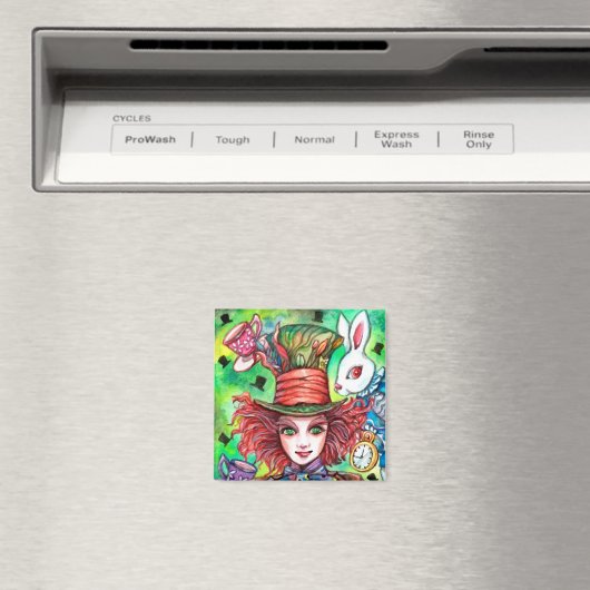 Mad Hatter und Rabbit Magnet (In Situ (Geschirrspüler))